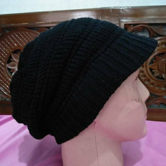Turban Dewasa Topi Kupluk Rajut Pet - tutik store