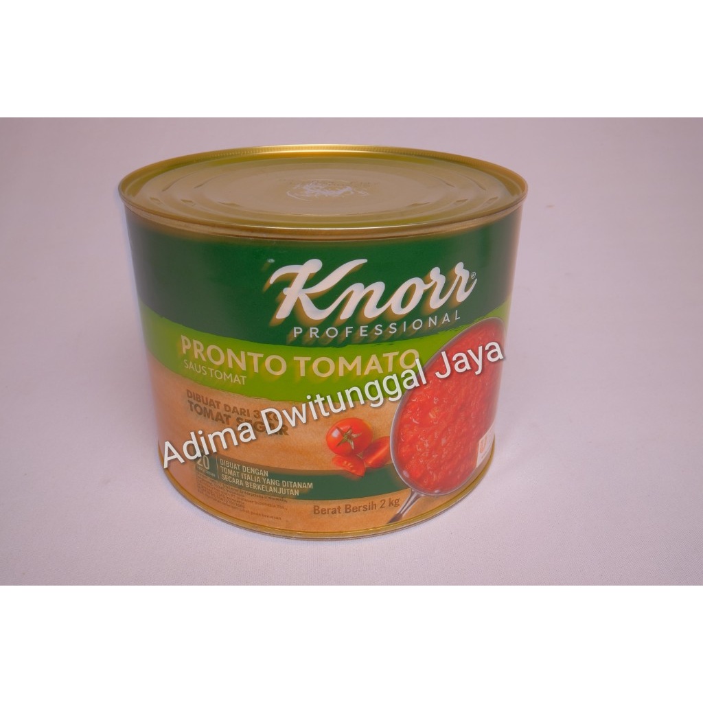 Tomato Pronto Sauce Knorr 2 kg / Saus Tomat Itali