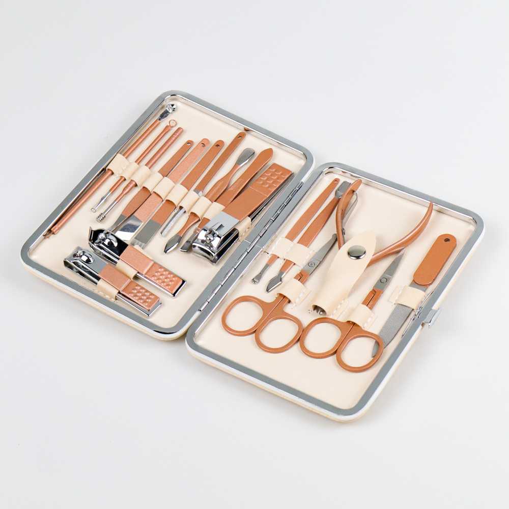 Nail Art Set Gunting Kuku Manicure Pedicure 18 PCS Biutte.co - ZJQ-18