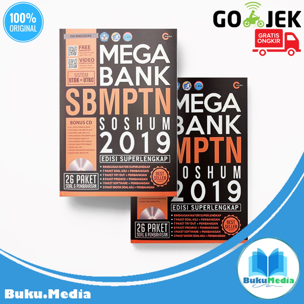 Buku Tes Sbmptn Mega Bank Sbpmtn Soshum 2019 Sosial Hukum Jaminan Original 100 Dari Penerbit Resmi Shopee Indonesia