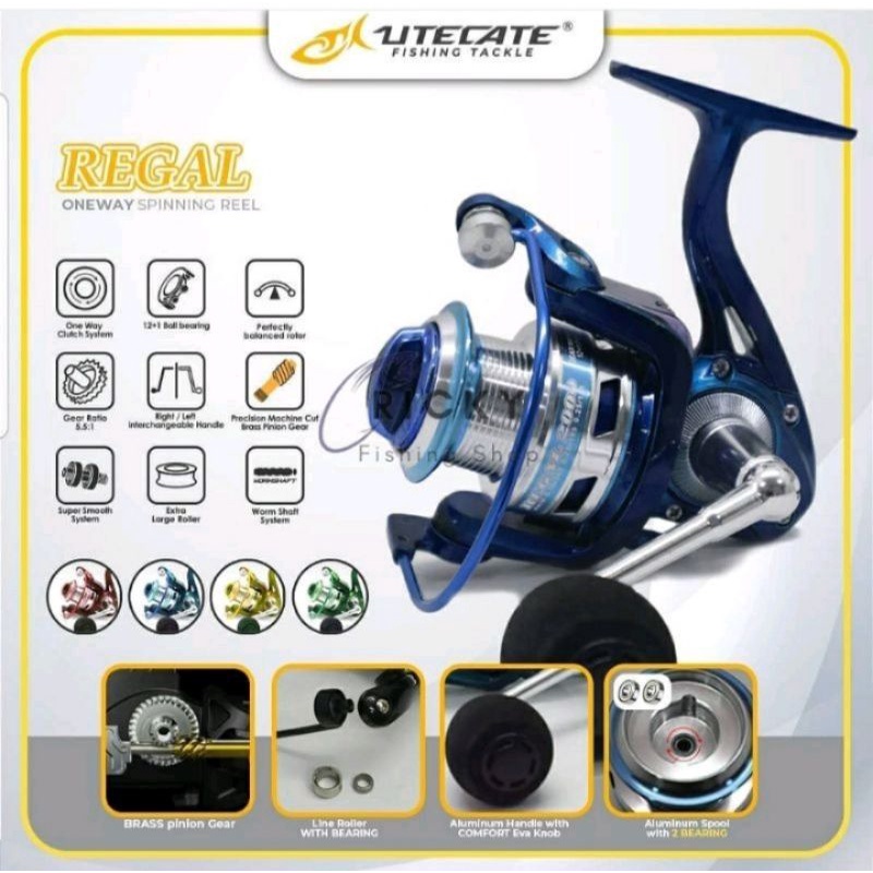 reel pancing utecate REGAL sudah oneway 1000 - 4000
