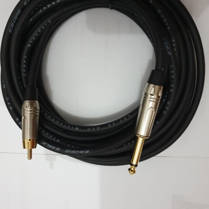 Kabel Audio Canare Konektor Akai 6.5mm Male to RCA Male 3 Meter