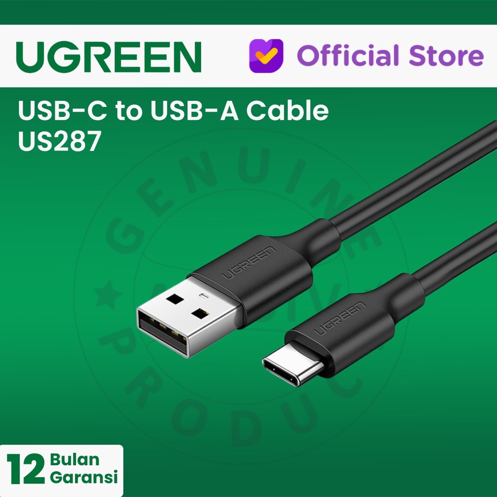 UGREEN Kabel USB-C to USB-A (Fast Charging) - US287