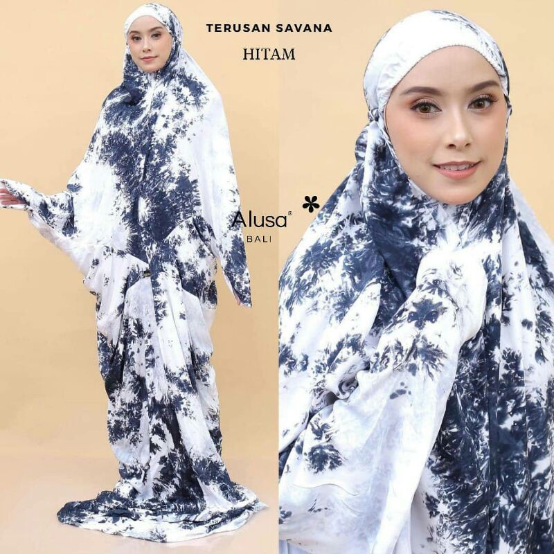 Mukena terusan Savana Alusa