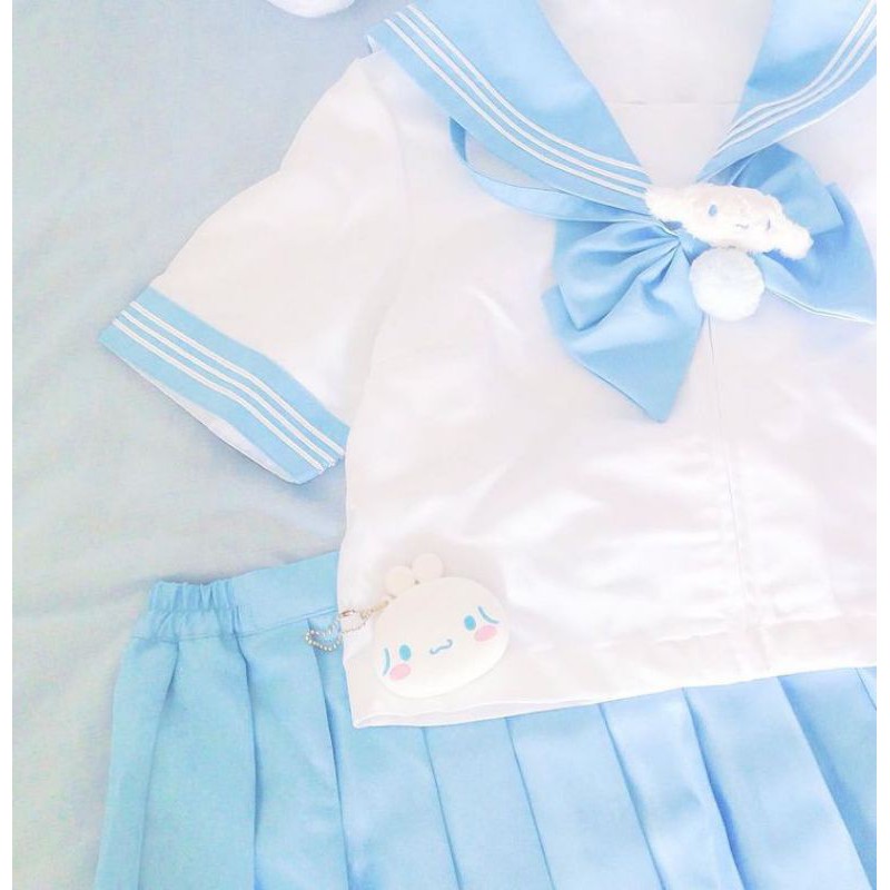 SERAGAM SEKOLAH JEPANG SEIFUKU PASTEL BLUE