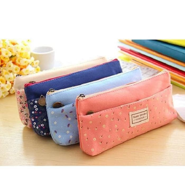 

441 Kotak Pensil Murah Lucu Dompet Pensil - Putih