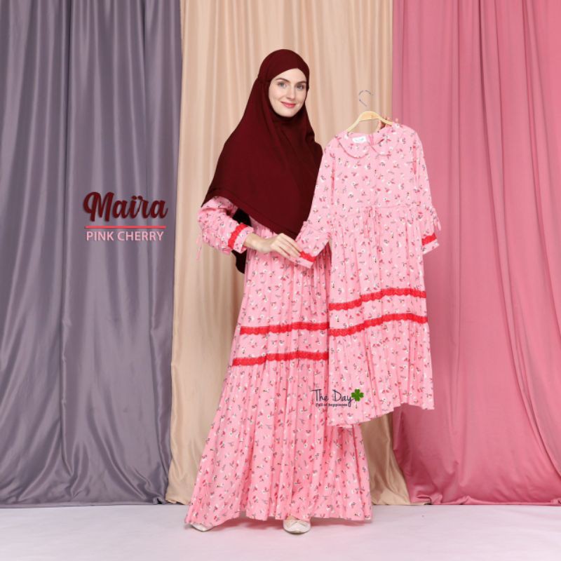 Gamis Couple Ibu anak Original The day Ahzarayy valdya