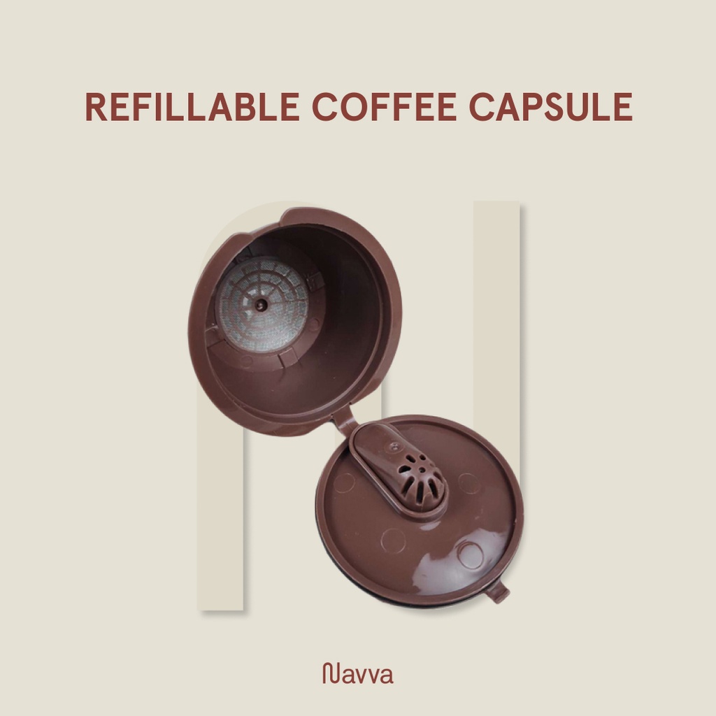 Refillable Coffee Capsules Capsule Nescafe Dolce Gusto / Kopi Kapsul Refill