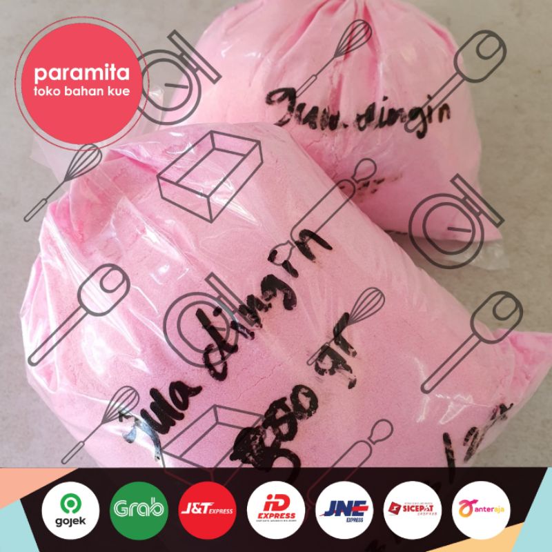 Primsfood Gula Dingin Pink / Hijau Melon / Ungu Anggur Repack 250 gr