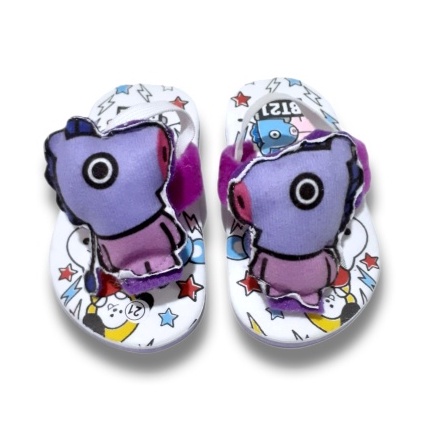 Sandal Bayi Motif Baru BTS Lucu