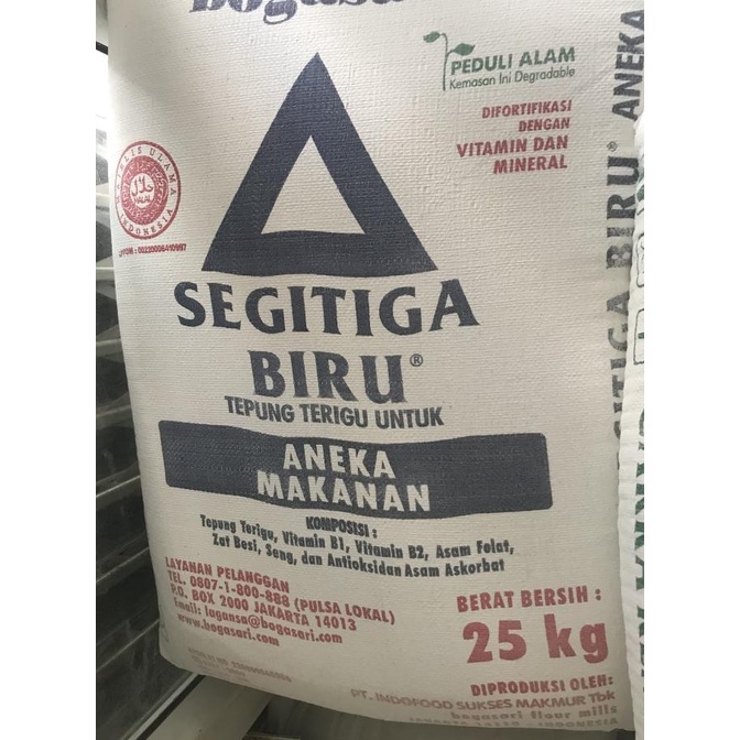

Tepung Terigu Segitiga Biru 25 KG