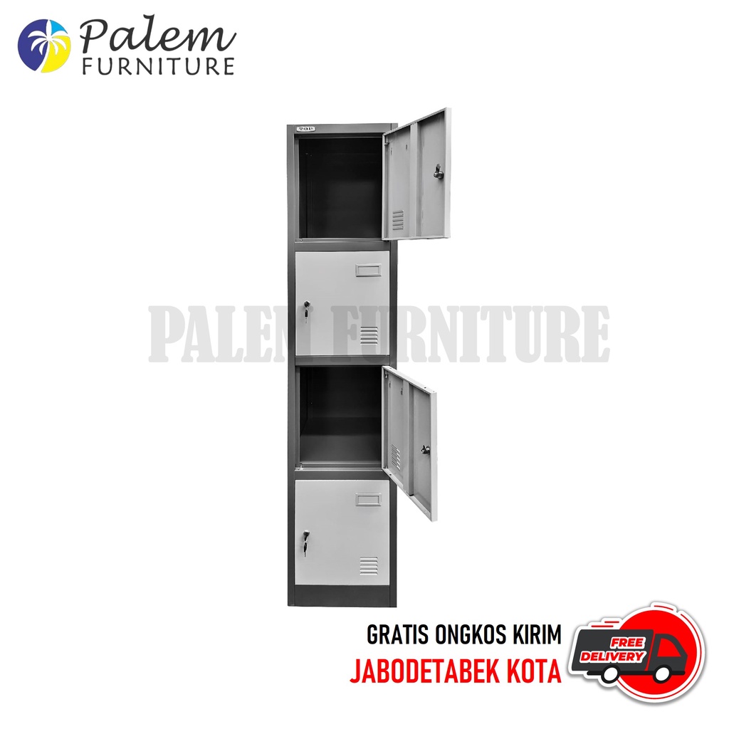 FREE ONGKIR JABODETABEK KOTA - CUPBOARD BESI || LEMARI ARSIP || LEMARI BUKU SERBAGUNA LCTN4