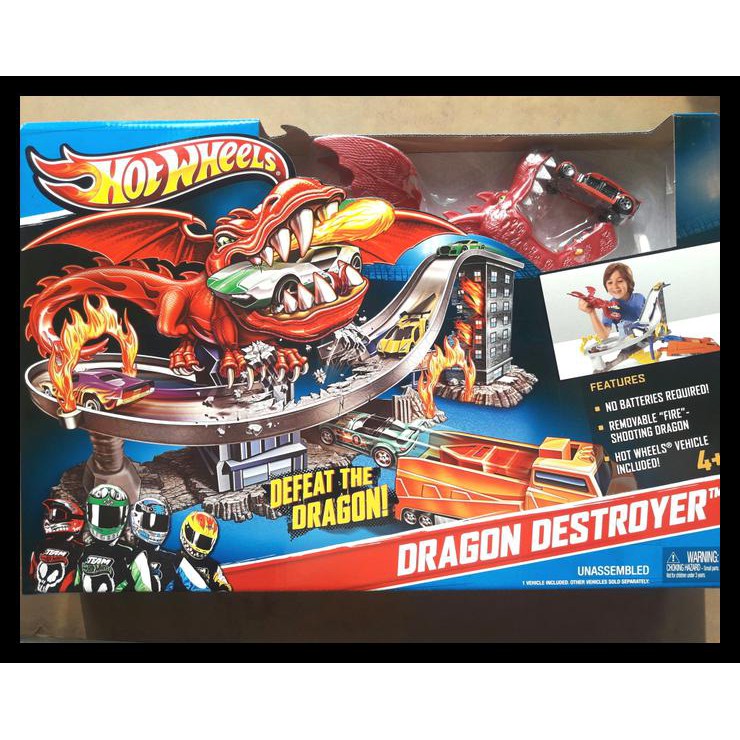 hot wheels dragon fire track set