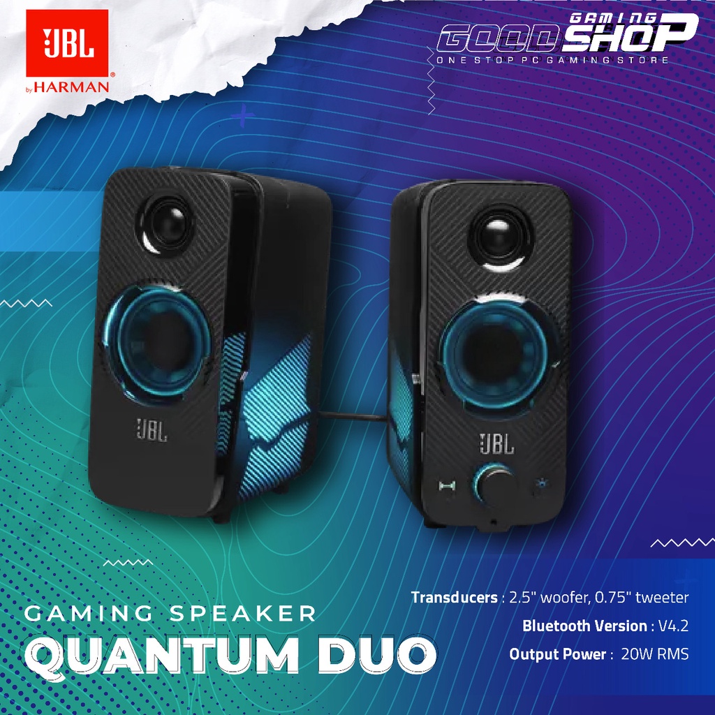 JBL Quantum Duo 2.0 Bluetooth QuantumSOUND Signature -  Gaming Speaker