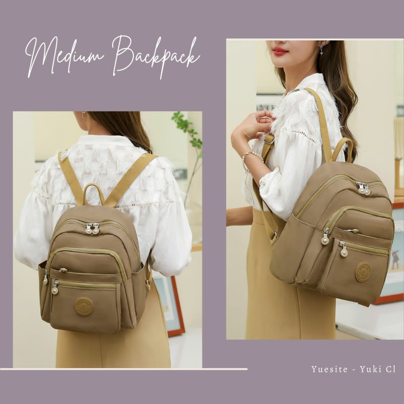 TAS RANSEL WANITA SEDANG YUESITE YUKI MEDIUM BACKPACK CYUTEBAGS