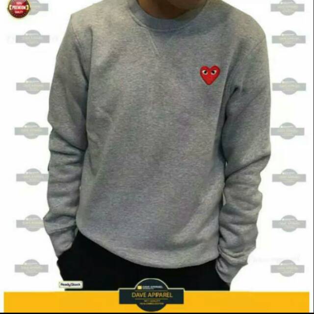 Sweater basic PLAY CDG murah