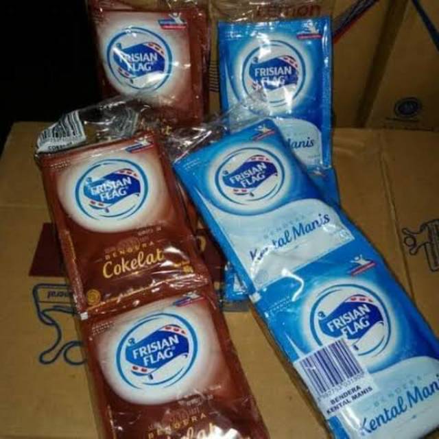 

SUSU FRISIAN FLAG 38 g x 6 / SUSU KENTAL MANIS SACHET / KENTAL MANIS