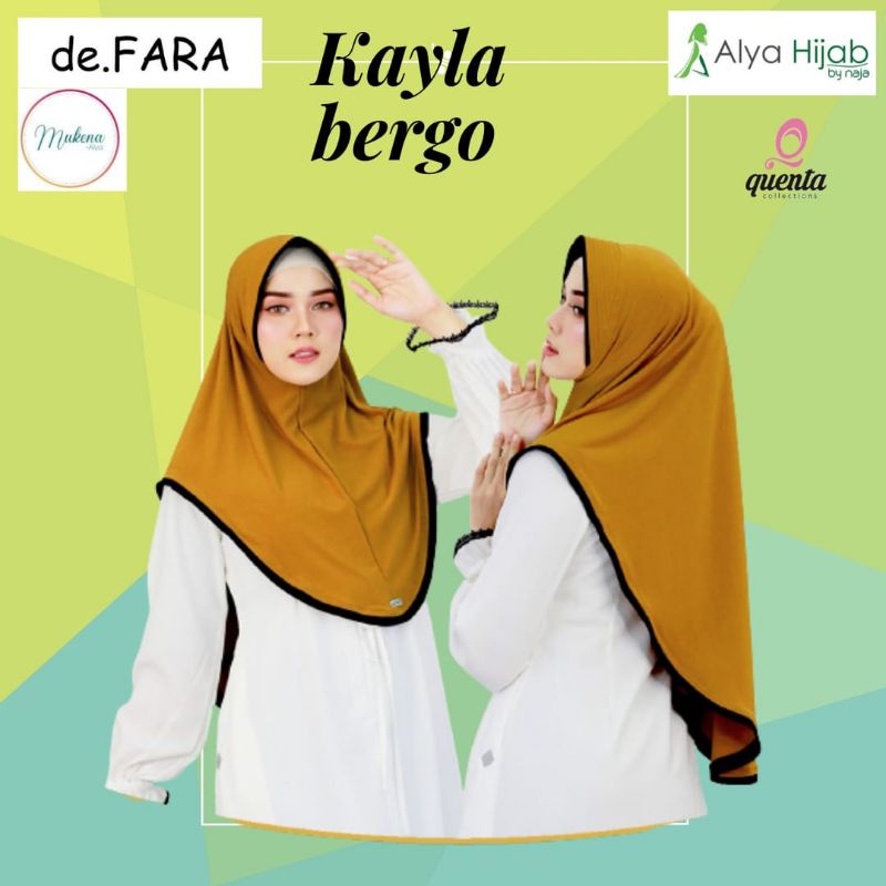 Defara.id Kayla bergo hijab instan daily premium terbaru kekinian terlaris Ramadhan sale