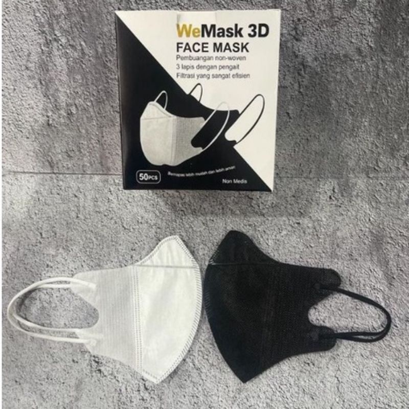 MASKER DUCKBILL GARIS /MASKER DUCKBILL IMPORT ISI 50PCS/TANPA BOX