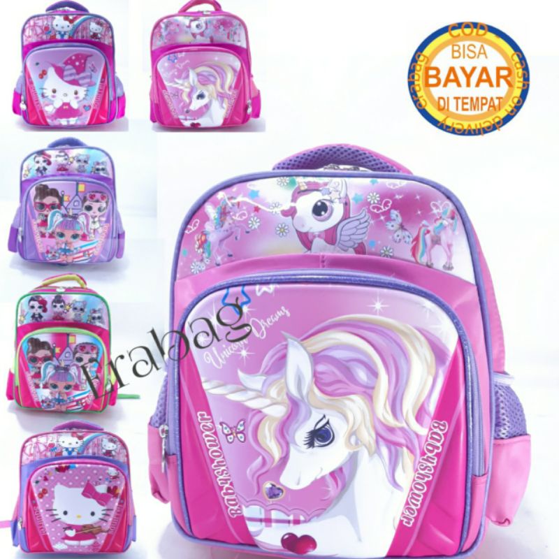 Tas Ransel Anak TK PAUD Perempuan Batok Character 44377G7