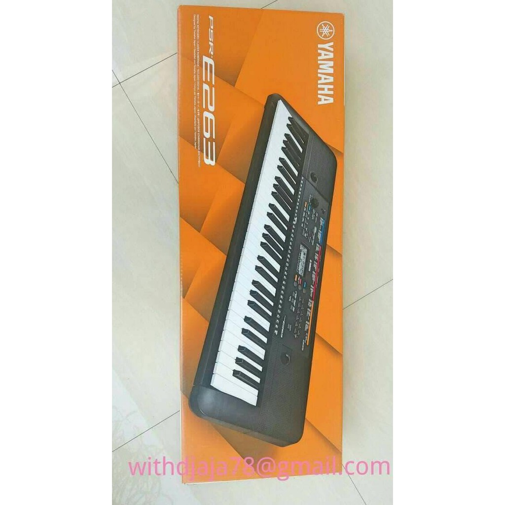 Terlaris  Keyboard Yamaha PSR E263 / PSRE263 / PSE-E263 Original Sale