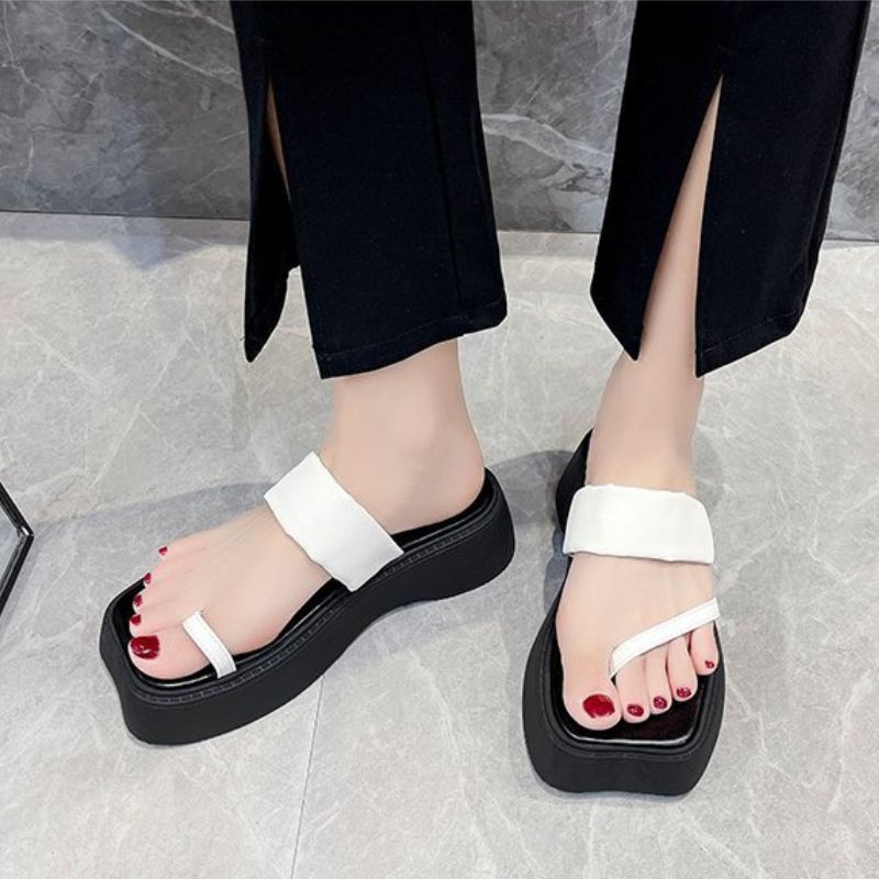 RYX - Puffy Rizen Sandal Slip-On Hak Wanita Fashion Casual - Ori Import