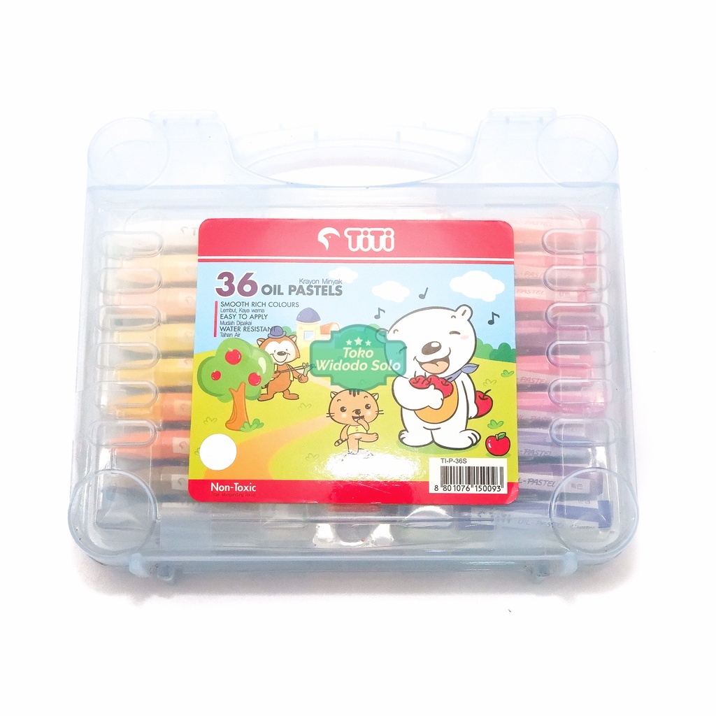 

Crayon Titi Joyko 36 Warna Oil Pastels 36 Colors TI P 36S Non Toxic - 1 Set