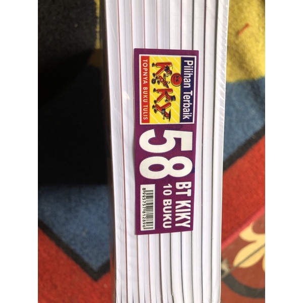 BUKU TULIS KIKY 58 1 pak isi 10 buku