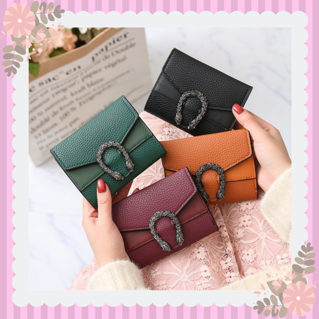 Dompet Mini Lipat import wanita / Dompet murah simple tipis kecil