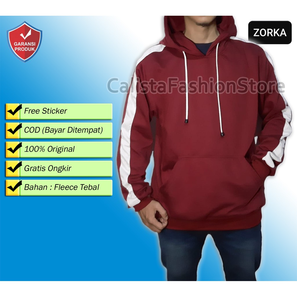 SWEATER HOODIE BEAT / JAKET SWETER HODIE JUMPER BEAT INDONESIA KEREN TEBAL ABU MUDA SWITER BEAT VESI 1