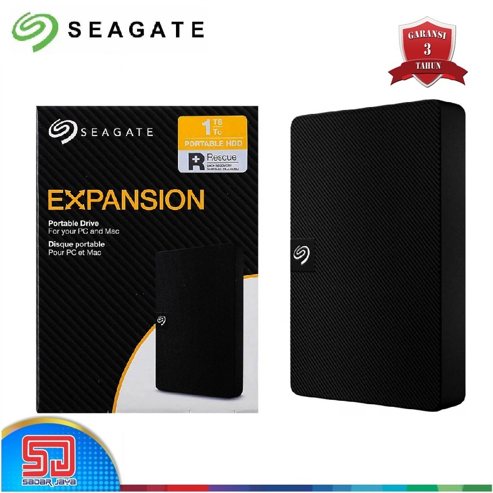 Seagate Expansion 1TB Hardisk Eksternal 1 Tera HDD External Penyimpanan Luar