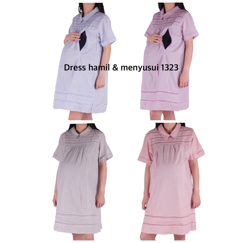 Dress hamil menyusui 1323 tuliskan warna yang di pilih