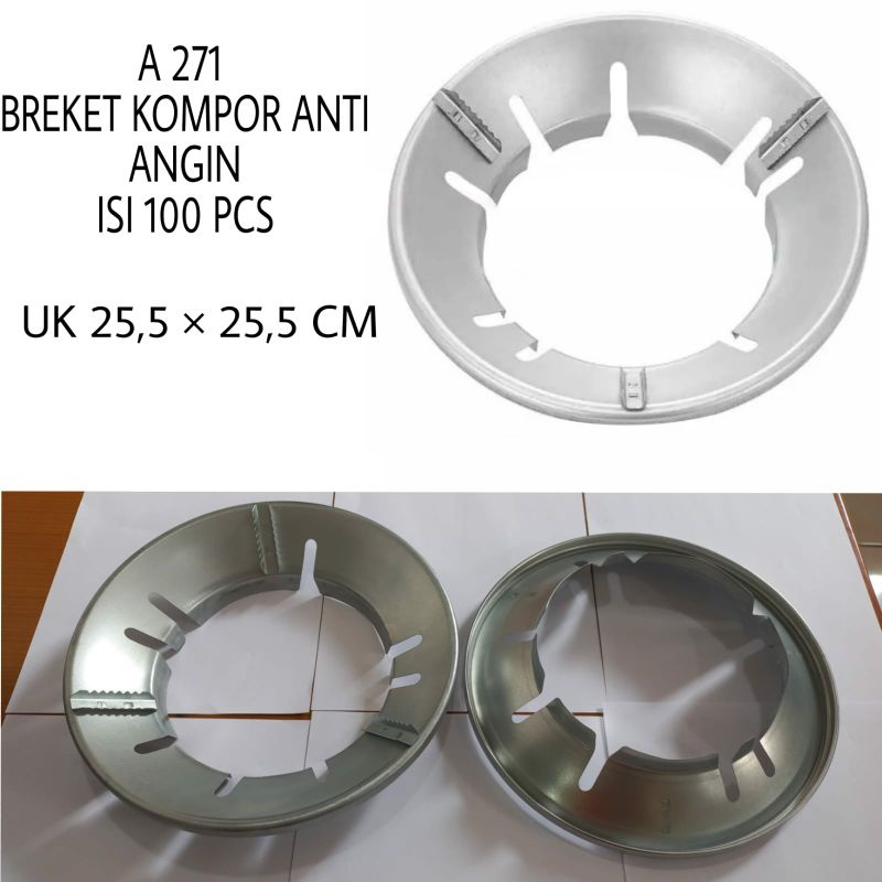 TATAKAN KOMPOR /BRACKET KOMPOR ANTI ANGIN, TATAKAN ANTI ANGIN UNIVERSIA &amp; Kuningan Kompor Rinai 7 CM