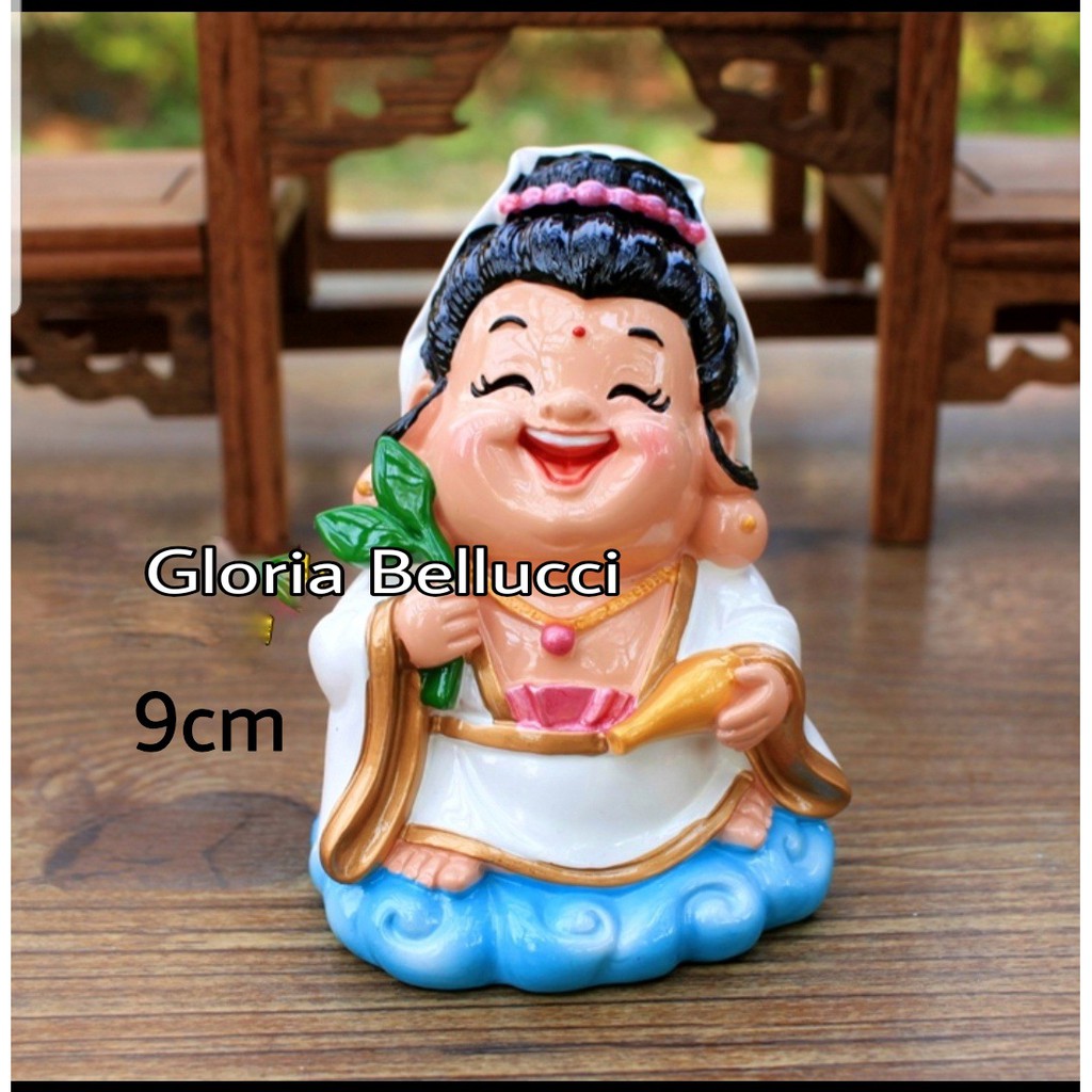 patung pajangan miniatur dewi kwan im car dashboard mobil dekorasi rumah