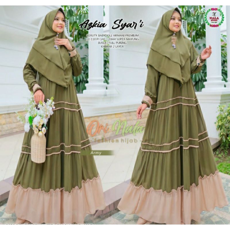 Gamis jumbo - Adzkia Syari by Shakabima