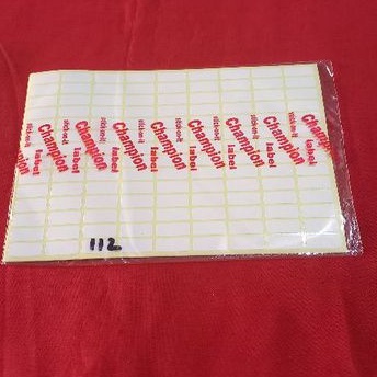 

Sticker Label No.112 (8x20 mm)