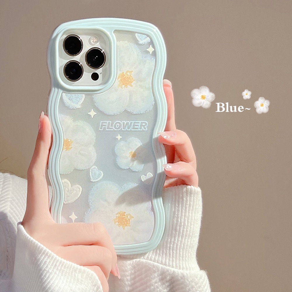 Soft Case Tpu Transparan Frame Gelombang Cover iPhone 13 13pro 13prm 11 7Plus 8Plus Xr XS 13 12pro Max