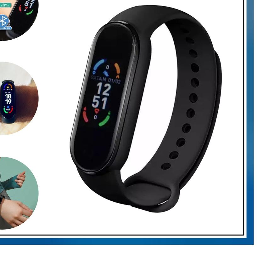 ➲ Smart Watch M6 Smartwatch M6 Like Mi Band 6/ M6 Smart Band SPORT [fs] ✵