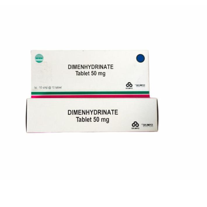 Buruan Beli Dimenhydrinate 50 Mg Tablet Erlimpex termurah se indonesia