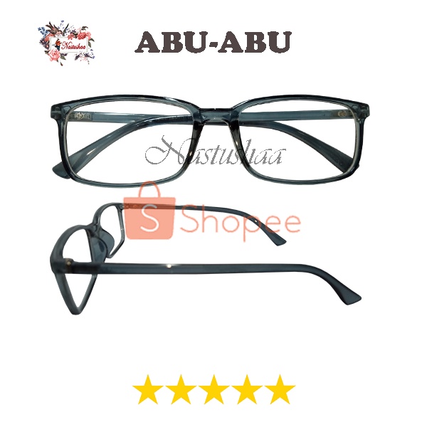 Kacamata Anti Radiasi Lensa Transparan Retro Vintage Frame Eye-glasses Kaca Mata Fashion Blue-ray Untuk Pria dan Wanita FREECASE
