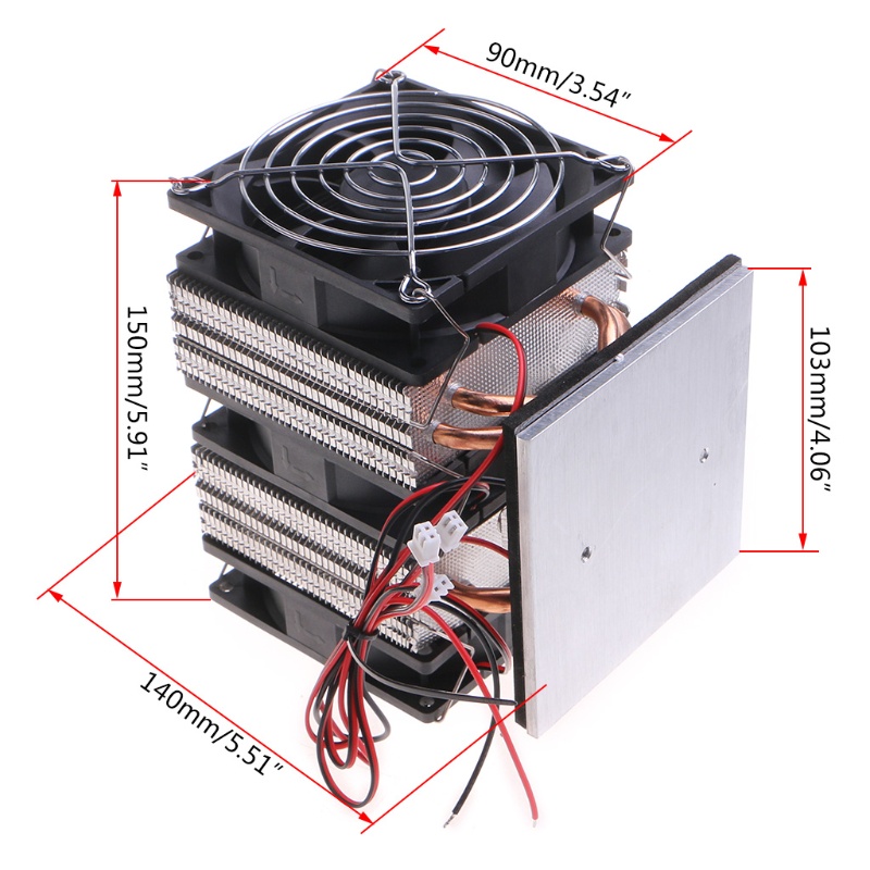 Bt 240W 12V Pendingin Sistem Pendingin Semikonduktor Pendingin Cooler DIY Kit