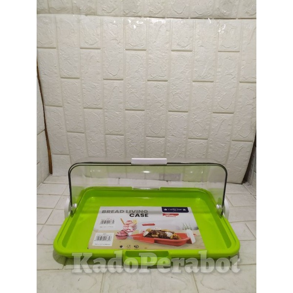 tempat kue tutup - tempat bolu tutup - wadah roti sliding lucky 2324