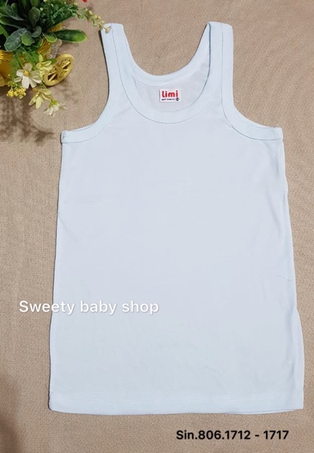 Singlet bayi anak 0m - 7th warna isi 6 pcs serap keringat / kaos kutang anak / singlet pakaian dalam