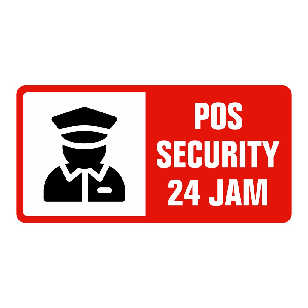 

RAMBU AKRILIK / ACRYLIC POS SECURITY 24JAM 15CM X 30CM