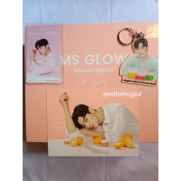 PHOTOCARD/PC CHA EUNWOO MS GLOW BENEFIT SPECIAL EDITION