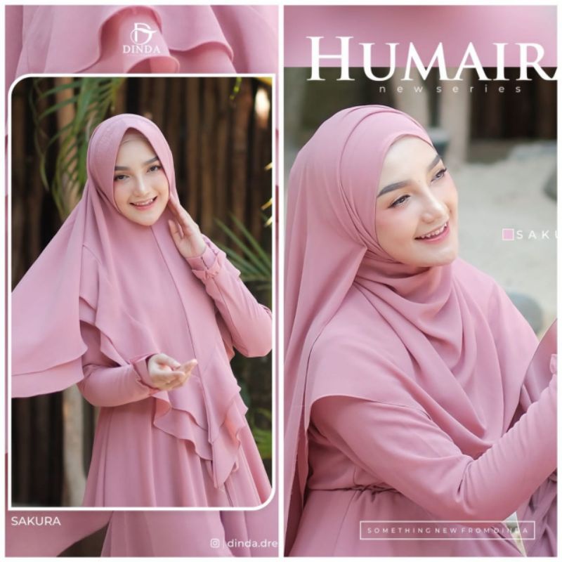 Gamis syar'i humairah original dinda