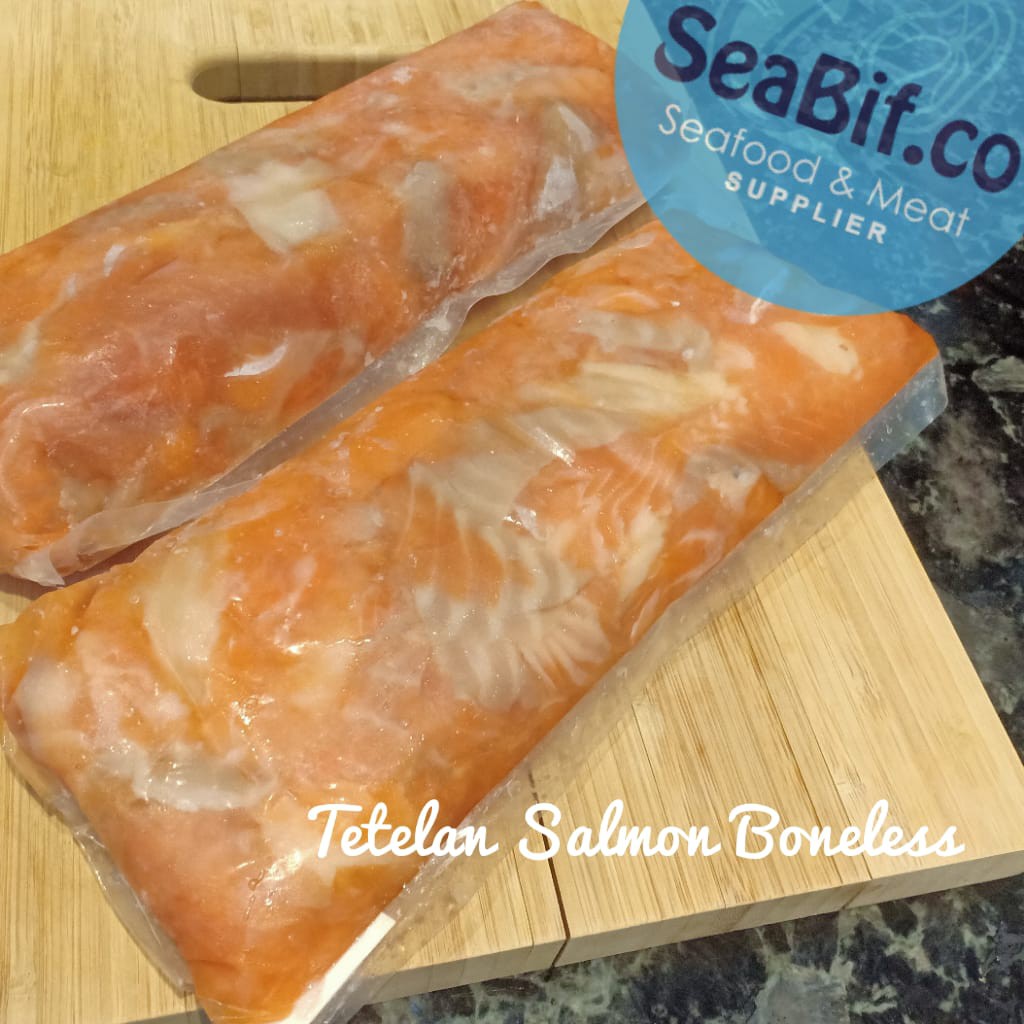 

Tetelan Salmon Boneless (tanpa tulang)