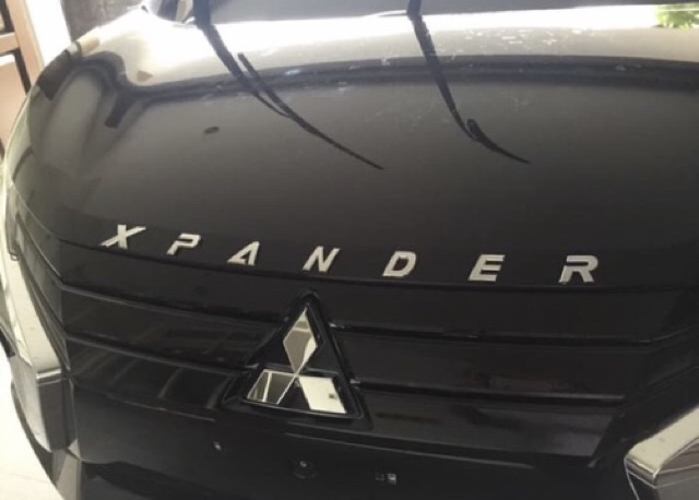 Emblem Tulisan Hurup XPANDER Chrome