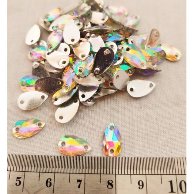 DIAMOND RESIN TETES PELANGI 7X12MM DAN 10X18MM