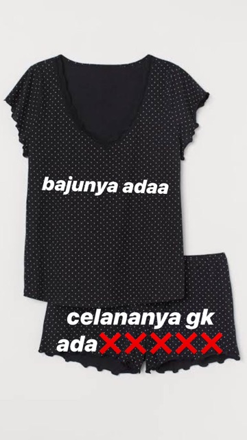 T Shirt Polka/black